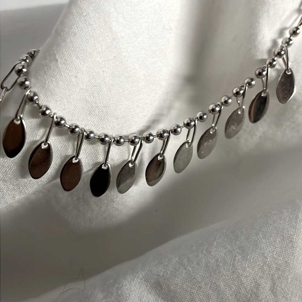 7.5” Solid Sterling Silver Flashing Dangles Brace… - image 3